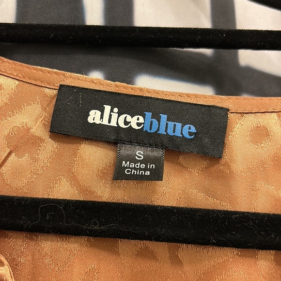 Alice Blue Peplum Blouse - Picture 2 of 3